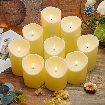 Amazon.com: Nimiko Flameless Candles with Remote, Battery